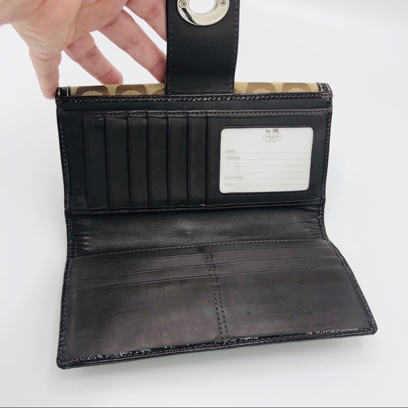 Coach wallet - long with outside pockets! - Picture 3 of 7